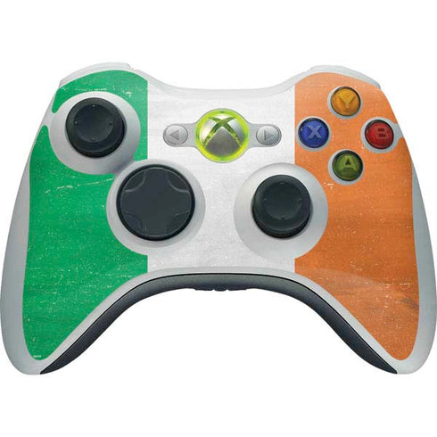 Ireland Flag Distressed Xbox 360 Wireless Controller Skin